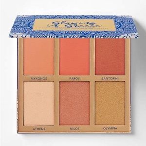 BH Cosmetics glowing in greece 6 color blush & highlighter palette